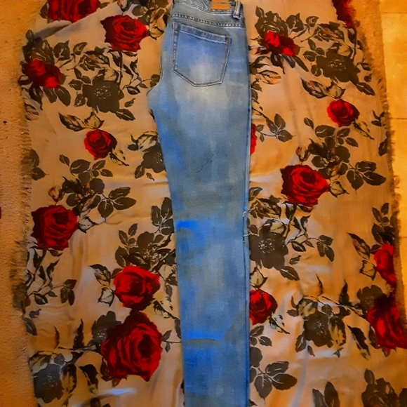 Blank NYC distressed classic skinny jeans denim light blue - Picture 2 of 3